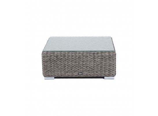 "Лунго" журнальный столик плетеный (гиацинт), цвет серый в Каменске-Уральском