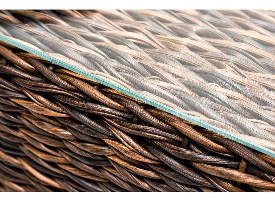 "Лунго" журнальный столик плетеный (гиацинт), цвет коричневый в Каменске-Уральском