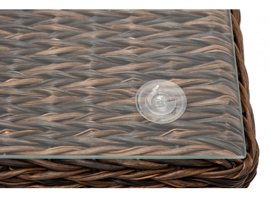 "Лунго" журнальный столик плетеный (гиацинт), цвет коричневый в Каменске-Уральском