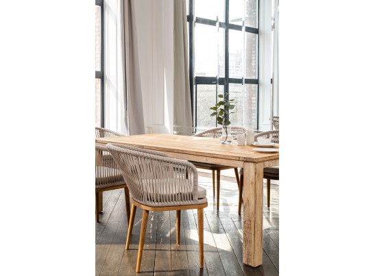 "Мадейра" обеденная группа на 6 персон, стулья "Марсель", роуп бежевый в Каменске-Уральском