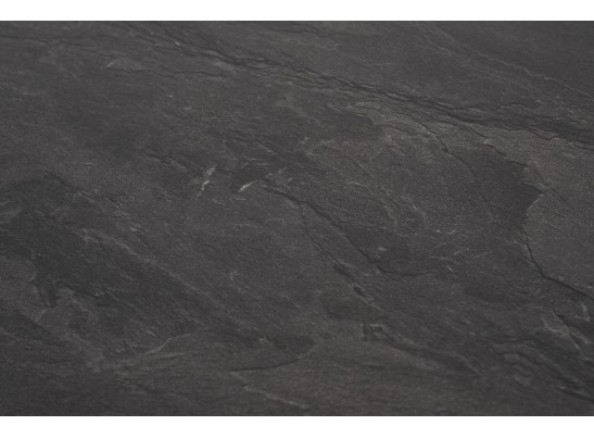 "Малага" обеденный стол из HPL 90х90см, цвет "серый гранит", каркас черный в Каменске-Уральском