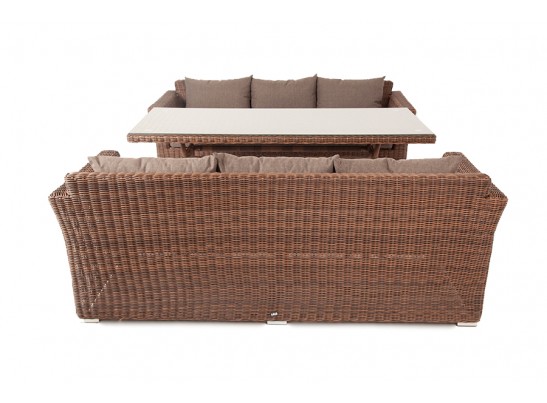 "Мокко Дабл" обеденная группа из искусственного ротанга, цвет коричневый в Каменске-Уральском