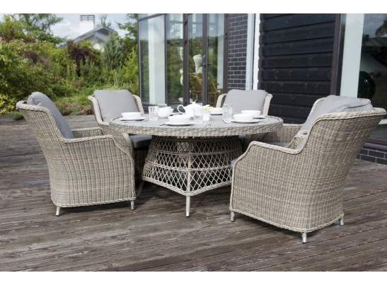 "Неаполь" обеденная группа плетеная из искусственного ротанга в Каменске-Уральском