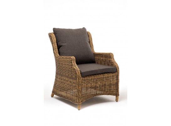 "Неаполь" плетеный стул из искусственного ротанга, цвет соломенный в Каменске-Уральском