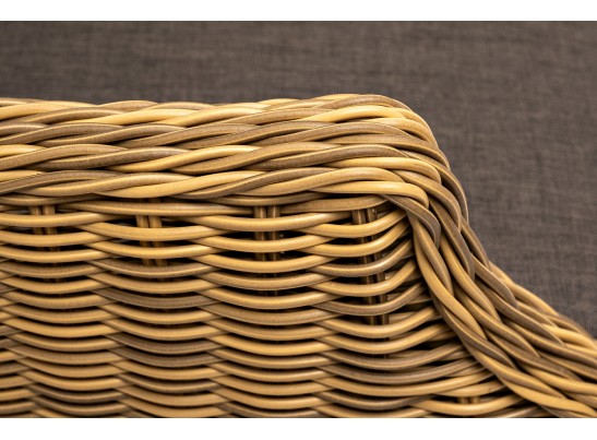 "Неаполь" плетеный стул из искусственного ротанга, цвет соломенный в Каменске-Уральском