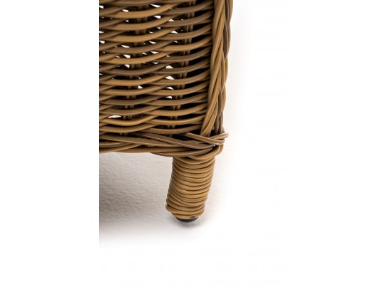 "Неаполь" плетеный стул из искусственного ротанга, цвет соломенный в Каменске-Уральском