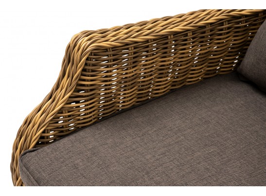 "Неаполь" плетеный стул из искусственного ротанга, цвет соломенный в Каменске-Уральском