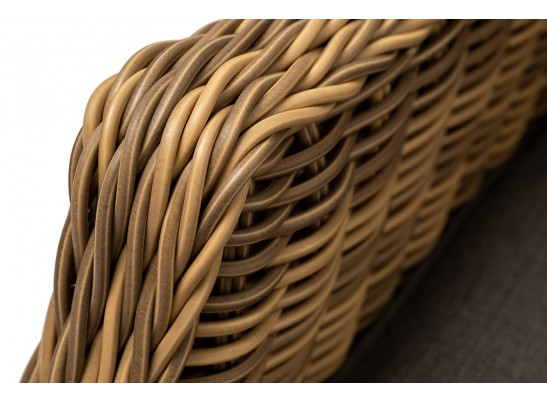 "Неаполь" плетеный стул из искусственного ротанга, цвет соломенный в Каменске-Уральском