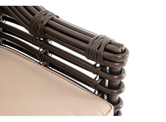 "Ницца" кресло из искусственного ротанга, цвет бронзовый в Каменске-Уральском