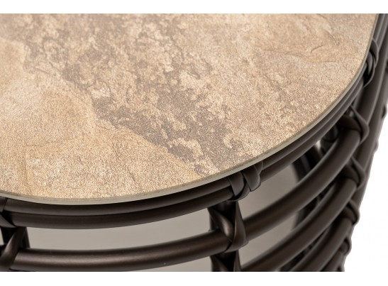 "Ницца" журнальный столик из искусственного ротанга, цвет бронзовый в Каменске-Уральском