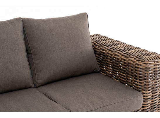 "Палермо" диван из искусственного ротанга трехместный, цвет соломенный в Каменске-Уральском