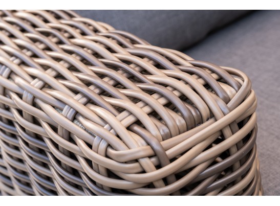 "Палермо" лаунж-зона из искусственного ротанга, цвет соломенный в Каменске-Уральском