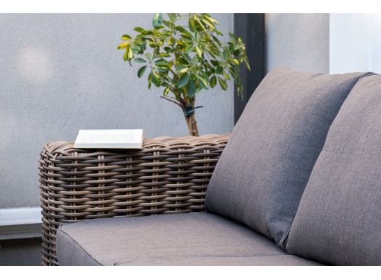 "Палермо" лаунж-зона из искусственного ротанга, цвет соломенный в Каменске-Уральском