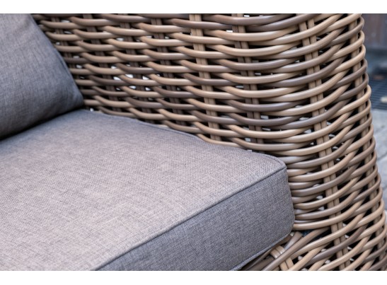 "Палермо" лаунж-зона из искусственного ротанга, цвет соломенный в Каменске-Уральском