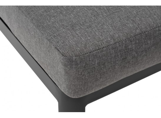 "Париж" модуль диванный алюминиевый центральный, цвет серый в Каменске-Уральском