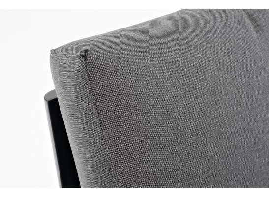 "Париж" модуль диванный алюминиевый центральный, цвет серый в Каменске-Уральском