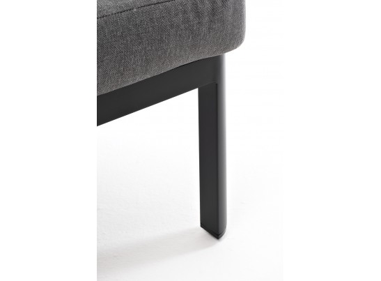 "Париж" модуль диванный алюминиевый центральный, цвет серый в Каменске-Уральском