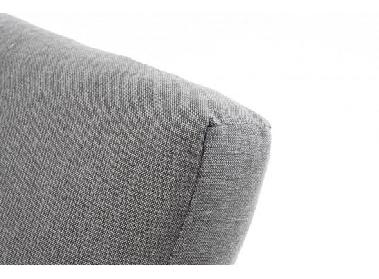 "Париж" модуль диванный алюминиевый угловой, цвет серый в Каменске-Уральском