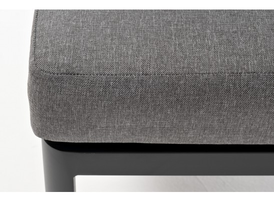 "Париж" модуль диванный алюминиевый угловой, цвет серый в Каменске-Уральском