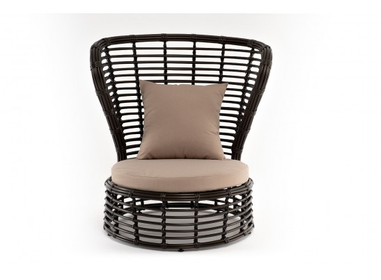 "Парма" кресло из искусственного ротанга, цвет бронзовый в Каменске-Уральском