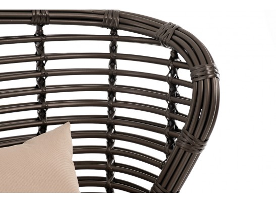 "Парма" кресло из искусственного ротанга, цвет бронзовый в Каменске-Уральском