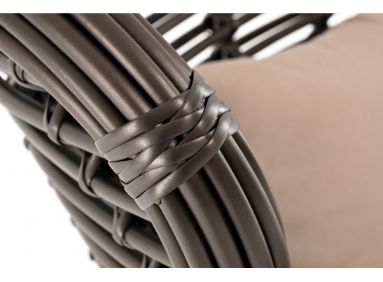 "Парма" кресло из искусственного ротанга, цвет бронзовый в Каменске-Уральском