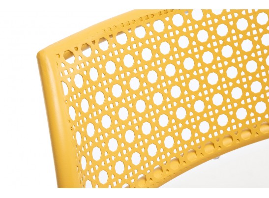 "Посейдон" стул с обработкой против ржавчины, стальной каркас, цвет желтый в Каменске-Уральском