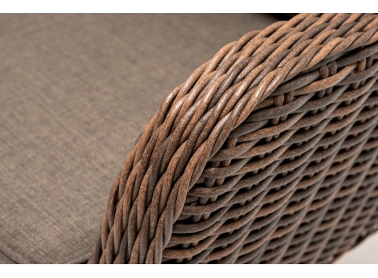 "Прованс" диван из искусственного ротанга трехместный, цвет коричневый в Каменске-Уральском