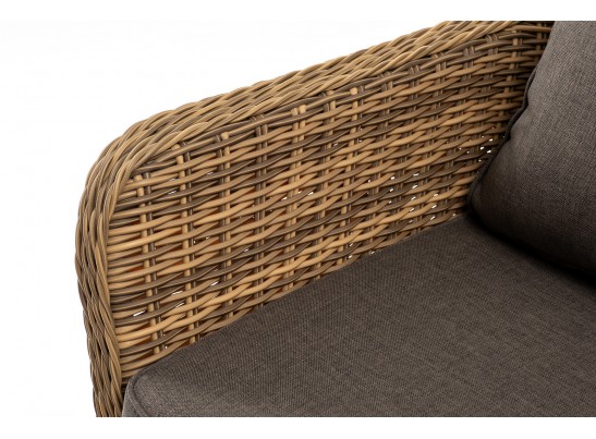 "Прованс" диван из искусственного ротанга трехместный, цвет соломенный в Каменске-Уральском