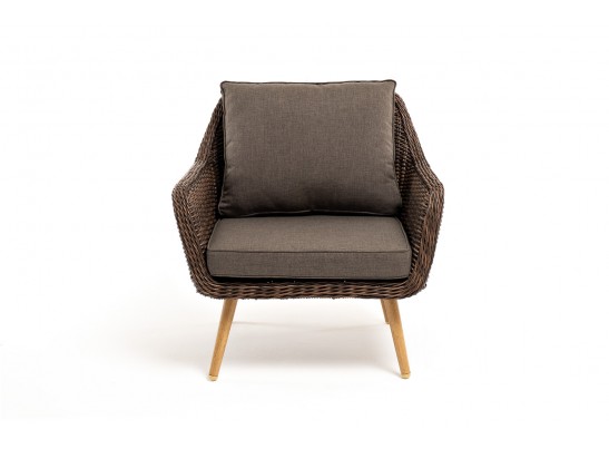 "Прованс" кресло из искусственного ротанга, цвет коричневый в Каменске-Уральском
