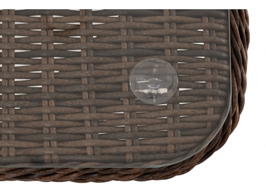 "Прованс" столик журнальный из ротанга, цвет коричневый в Каменске-Уральском