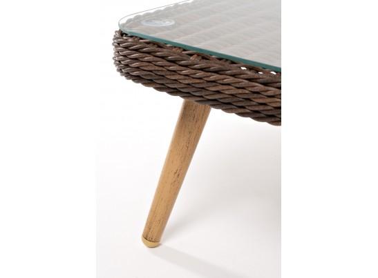 "Прованс" столик журнальный из ротанга, цвет коричневый в Каменске-Уральском