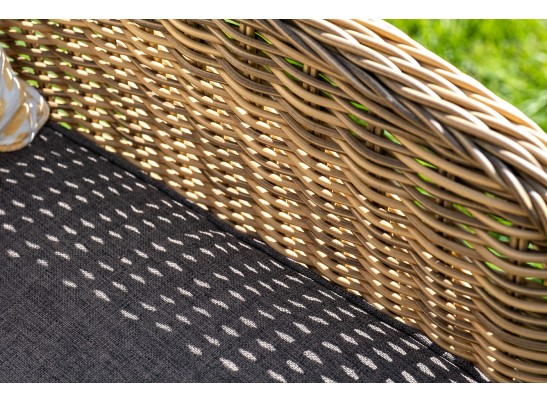 "Равенна" диван двухместный плетенный из ротанга, цвет соломенный в Каменске-Уральском