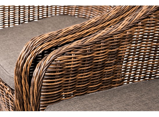 "Равенна" лаунж-зона из искусственного ротанга, цвет коричневый в Каменске-Уральском