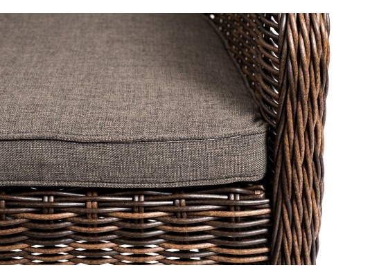 "Равенна" лаунж-зона из искусственного ротанга, цвет коричневый в Каменске-Уральском