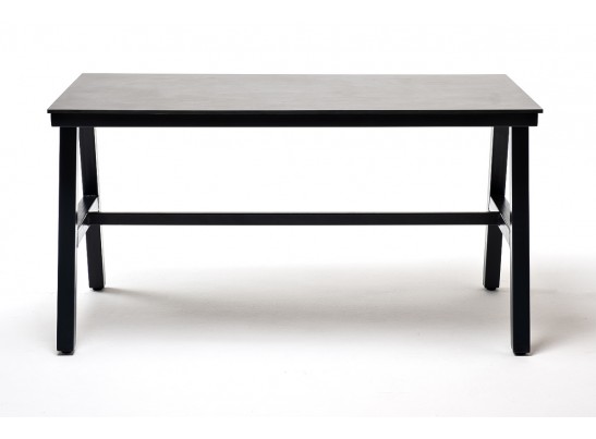 "Рио" стол из HPL 140х70см, H75, цвет столешницы "серый гранит" в Каменске-Уральском