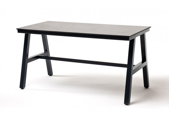 "Рио" стол из HPL 140х70см, H75, цвет столешницы "серый гранит" в Каменске-Уральском