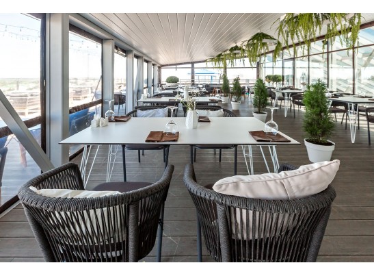 "Руссо" обеденный стол из HPL 150х80см, цвет молочный в Каменске-Уральском