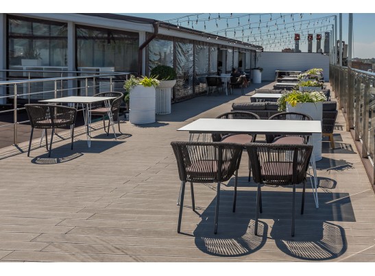 "Руссо" обеденный стол из HPL 150х80см, цвет молочный в Каменске-Уральском