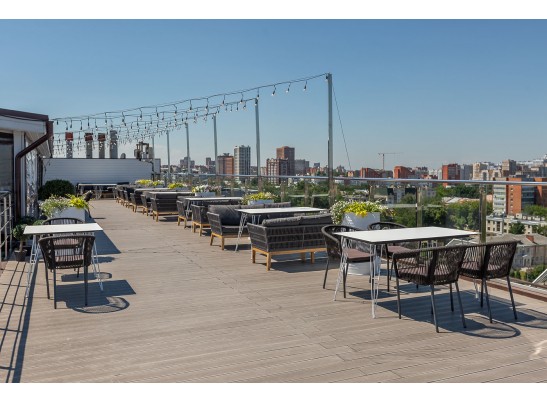 "Руссо" обеденный стол из HPL 150х80см, цвет молочный в Каменске-Уральском