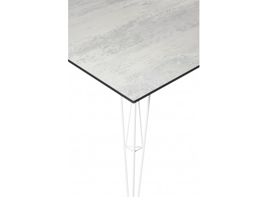 "Руссо" обеденный стол из HPL 150х80см, цвет светло-серый в Каменске-Уральском