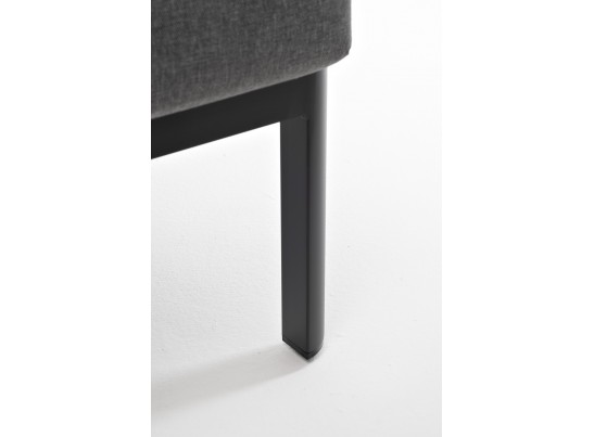 "Сан Ремо" кресло плетеное из роупа садовое, каркас алюминий темно-серый, роуп серый, ткань серая в Каменске-Уральском