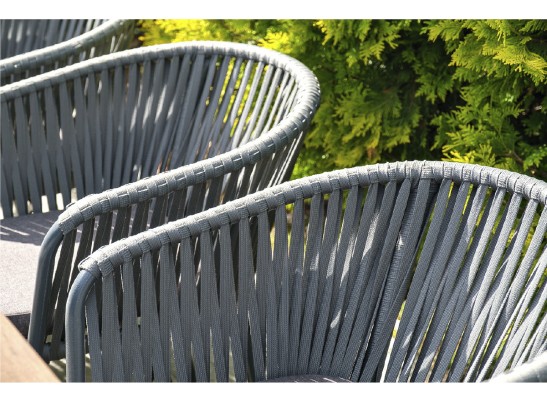 "Санта-Фе" обеденная группа на 10 персон, стол HPL, плоский роуп в Каменске-Уральском