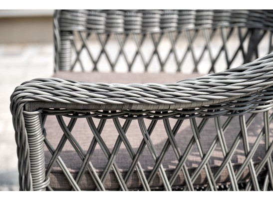 "Сицилия" обеденная группа плетеная, цвет графит в Каменске-Уральском