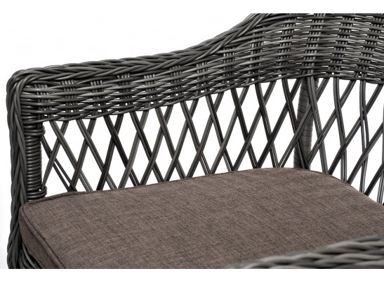 "Сицилия" обеденная группа плетеная, цвет графит в Каменске-Уральском