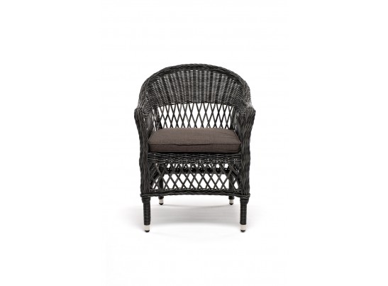 "Сицилия" плетеный стул из искусственного ротанга, цвет графит в Каменске-Уральском