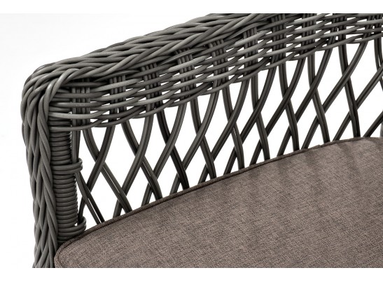 "Сицилия" плетеный стул из искусственного ротанга, цвет графит в Каменске-Уральском