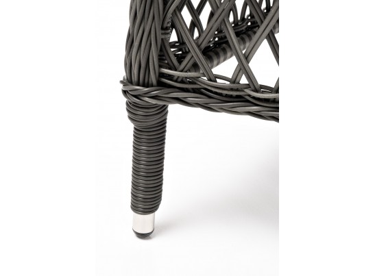 "Сицилия" плетеный стул из искусственного ротанга, цвет графит в Каменске-Уральском