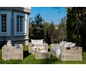 "Тито" лаунж-зона из искусственного ротанга, цвет серый в Каменске-Уральском