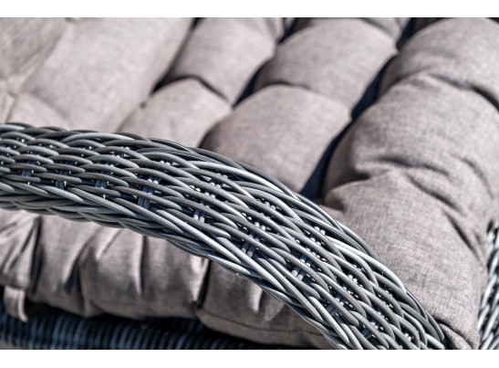 "Толедо" лаунж-зона из искусственного ротанга, цвет графит в Каменске-Уральском